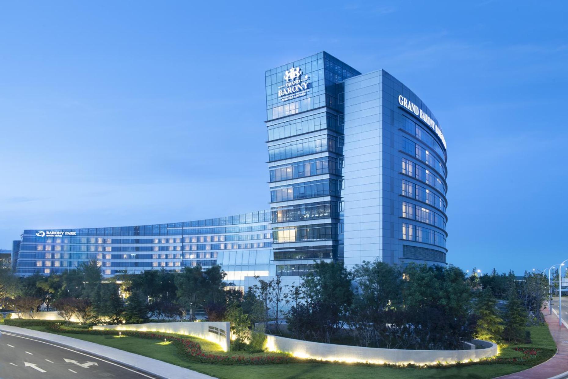 Grand Barony Qingdao Airport Hotel Buitenkant foto